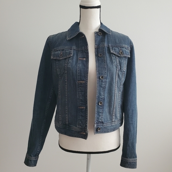 Lauren Jeans Co. Premium Women's Denim Jacket Size Extra Small - Picture 3 of 15